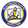 Logo Blau Weiße Flotte Müritz  & Seen, Warener  Schiffahrtsgesellschaft (Waren)